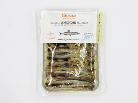 Ô'Poisson - Filets D'anchois Marinés Aux Zestes De Citron