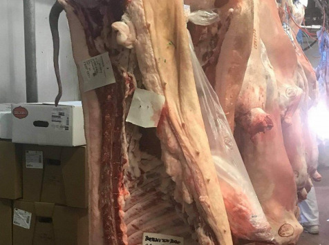 La Ferme du Montet - Carcasse porc Piétrain croisé Duroc