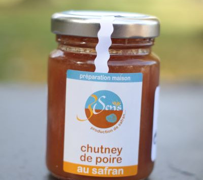 Berry 3 Sens - Chutney De Poire Au Safran