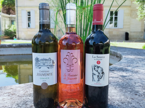 Château Jouvente - Vins de Bordeaux pour l'apéro : rouge, rosé, blanc