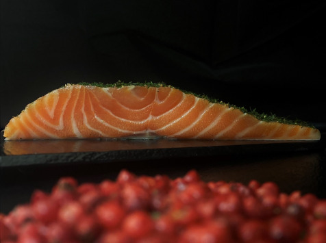 Thierry Salas, fumage artisanal - Pavé de saumon mariné, gravlax - 200g