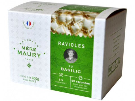 Ravioles Mère Maury - [Surgelé] Ravioles au Basilic - 600g