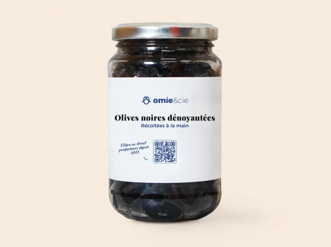 Omie - Olive noire dénoyautée - 180 g