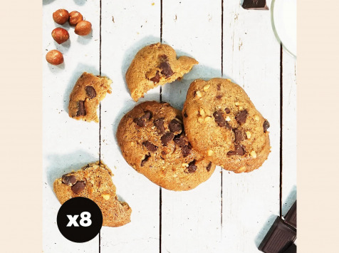 Omie & cie - Cookies pépites de chocolat et noisettes - 250g