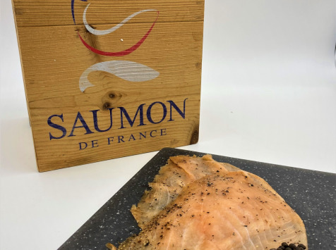 Saumon de France - Saumon de France fumé - 4 Tranches - 160 g POIVRE