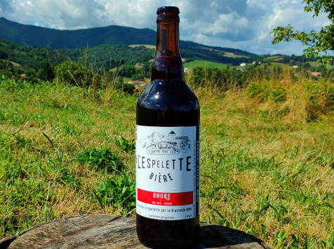 Bipil Aguerria - Bière rousse 1x75cl - Ohore - Bière Basque
