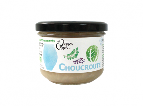 Les Jarres Crues - Choucroute Crue BIO Lacto-Fermentée - 220 g