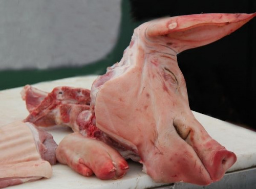 La Ferme du Montet - [SURGELÉ] Tête de porc noir Gascon désossée - Masque - 2kg