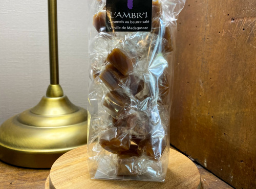 L'AMBR'1 Caramels et Gourmandises - Caramel A La vanille De Madagascar - Sachet De 130g