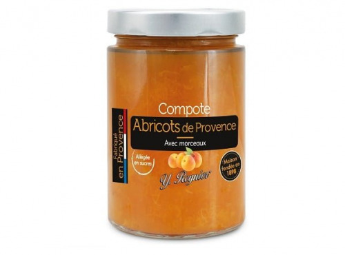 Conserves Guintrand - Compote D'abricot De Provence Yr 327 Ml Allegee En Sucres- Bocal 327 Ml X 12