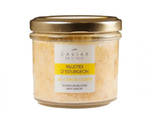 Caviar de l'Isle - Rillettes d’esturgeon au citron 90g - Caviar de l'Isle