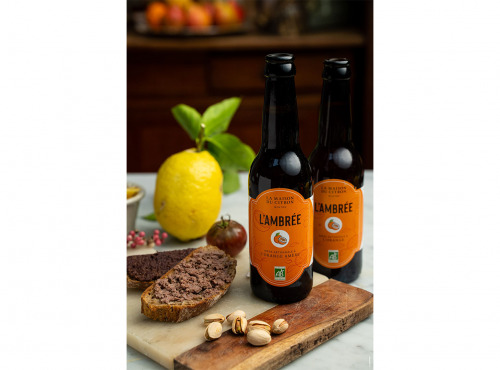 La Maison du Citron - Bière Ambrée Bio à L'orange Amère - 33 cl