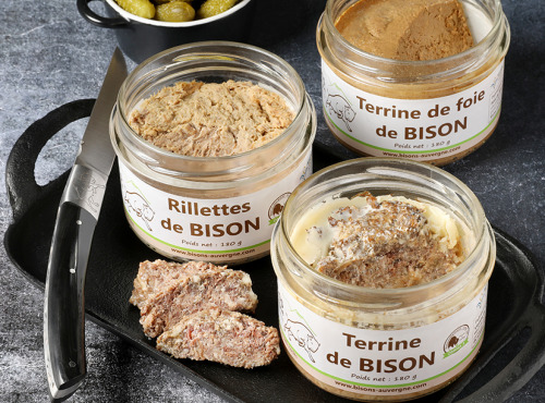 Bisons d'Auvergne - Coffret Apéro Bison "Trio"