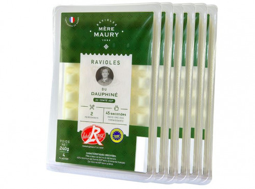 Ravioles Mère Maury - Ravioles du Dauphiné Label Rouge - 6 x 4 plaques