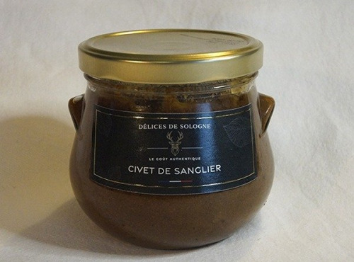 Délices de Sologne - civet de sanglier - 750g