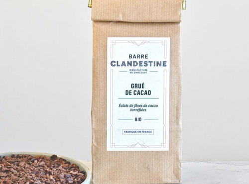 Barre Clandestine - Grué de cacao - 200g