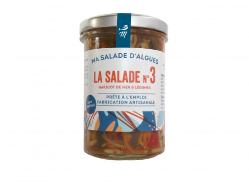 Marinoë - Salade N°3 Haricots de mer & Légumes, sauce soja - prête à l'emploi -