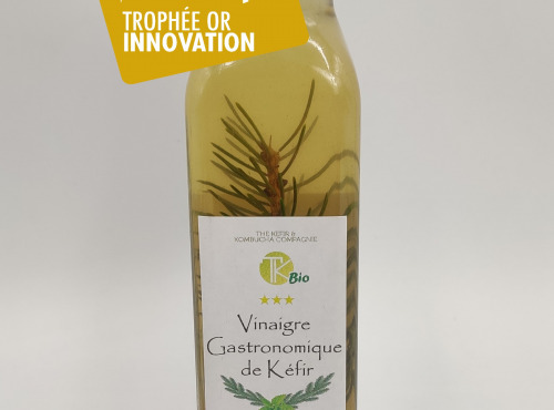 TK Bio - The Kefir et Kombucha Compagnie - Vinaigre gastronomique de Kéfir - Saveurs de la Forêt Bio 250 ml