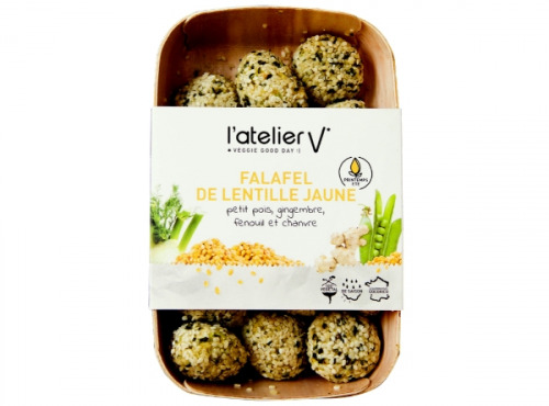 L'Atelier V* - Falafel de Lentille Jaune, Petit Pois, Gingembre, Fenouil et Chanvre