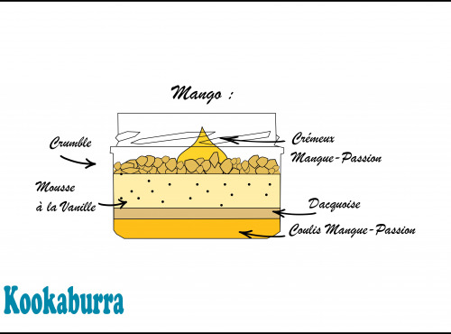 Pâtisserie Kookaburra - Dessert Mango Bio