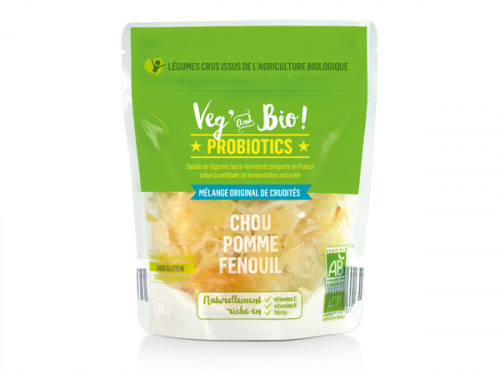 Choucroute André Laurent - Légumes Lacto-Fermentés : Chou - Pomme - Fenouil
