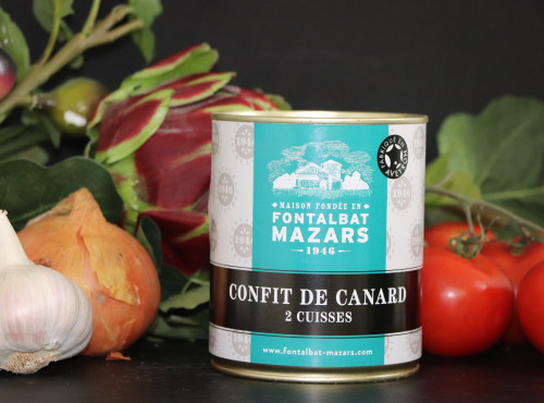 Fontalbat Mazars - Confit de canard boite 2 cuisses