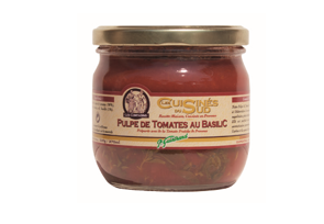 Conserves Guintrand - Pulpe De Tomate Au Basilic - Bocal 370 Ml