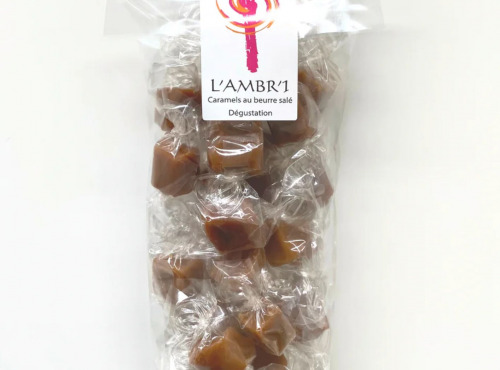 L'AMBR'1 Caramels et Gourmandises - Caramel Dégustation (mélange De 10 Parfums) - Sachet De 130g
