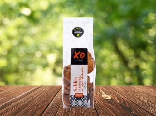 XO Gourmet - Sablés pur beurre péîtes de chocolat cognac 110g