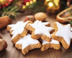 Graines Précieuses - Etoiles De Noël À La Cannelle Bio, Ganache Chocolat Blanc Et Miel De Châtaigner