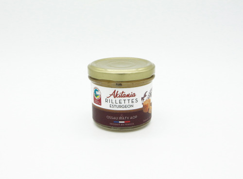 Akitania, Caviar d'Aquitaine - Lot de 3 Rillettes d’esturgeon 90G Ossau-Iraty AOP