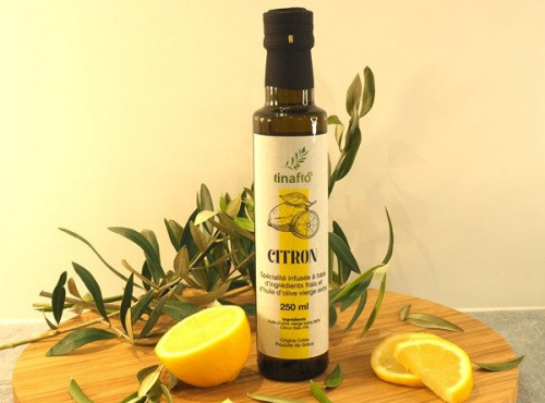 Tinafto - Huile d'olive infusée au citron - 250ml