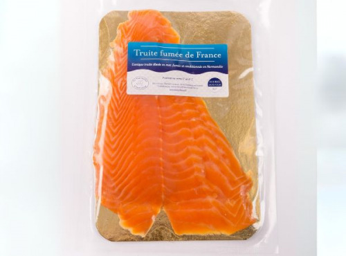 Saumon de France - Truite élevée en mer fumée - 4 Tranches 160 g