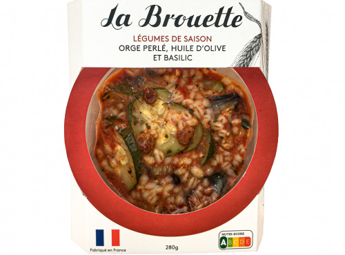 La Brouette - Pour 1 Pers. - Légumes de saison orge perlé, huile d'olive et basilic - Convient aux végétariens
