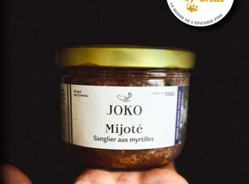 JOKO Gastronomie Sauvage - Mijoté de sanglier aux myrtilles - Plat cuisiné