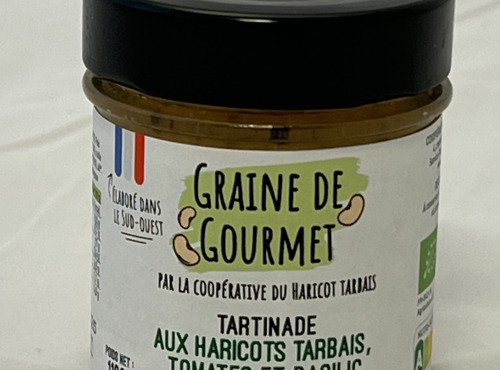 Mamy Suzanne Occitanie - Tartinade BIO - Haricots tarbais, Tomates et Basilic - 110 g