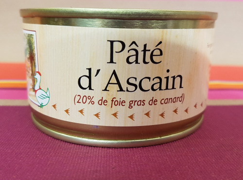 Le Confit d'Ascain - Pâté D'ascain, 20% de foie gras de canard