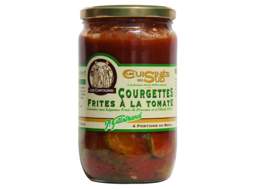 Conserves Guintrand - Courgettes Frites À La Tomate De Provence Bocal 720ml