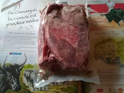Les Délices du Scamandre - Biftecks de Taureau Bio - 350g