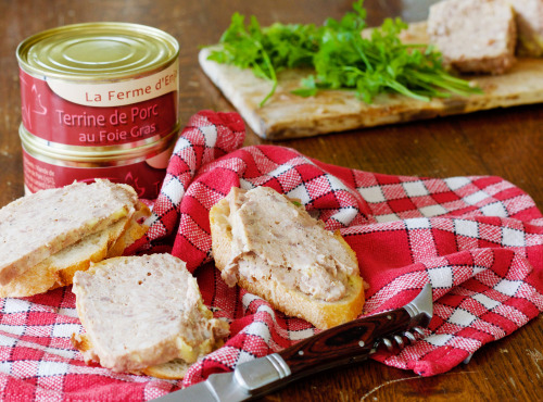 La ferme d'Enjacquet - Terrine de porc au foie gras