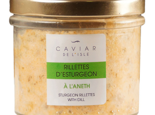 Caviar de l'Isle - Rillettes d’esturgeon à l’aneth 90g - Caviar de l'Isle