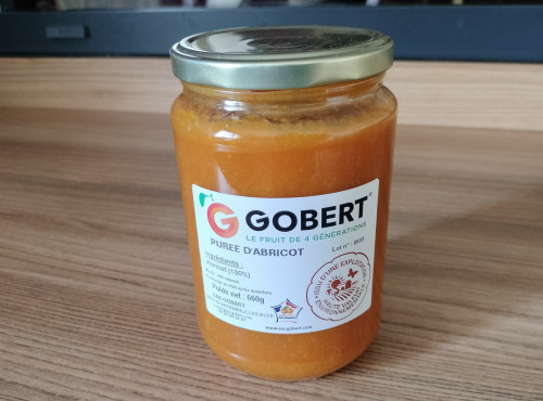 Gobert, l'abricot de 4 générations - Purée d'abricots 660g