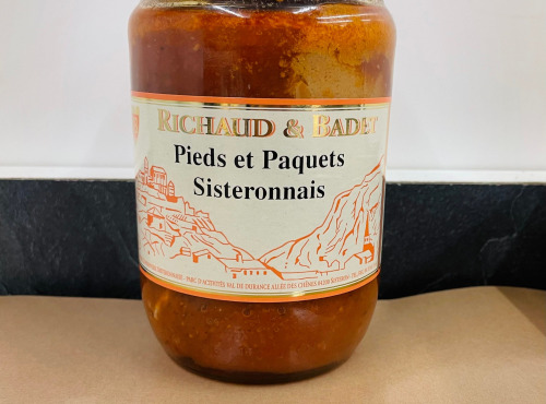 L'Atelier des Gourmets - Pieds et Paquets Sisteronnais en bocaux - 600g