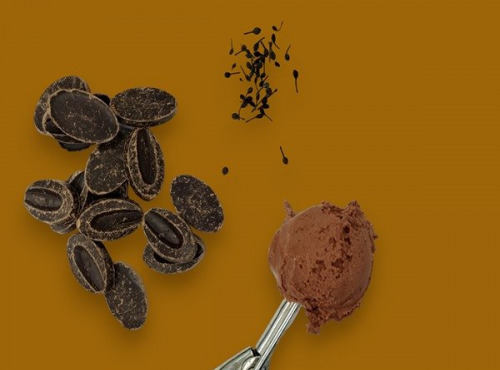 Eclat des cimes - Sorbet Chocolat noir Valrhona et poivre Voatsiperifery  2x2,5L