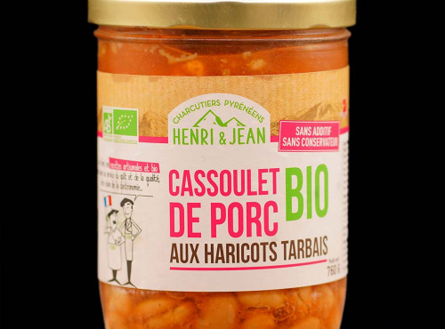 Le Goût du Boeuf - Cassoulet de porc aux haricots Tarbais 380g