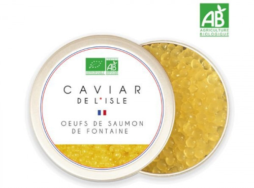 Caviar de l'Isle - Oeufs de saumon de fontaine 50g - Caviar de l'Isle
