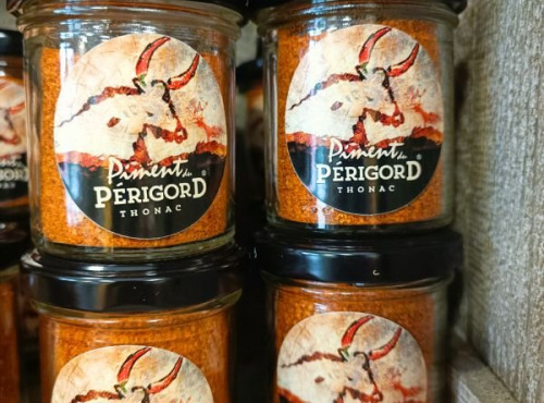 Piments et Moutardes du Périgord - Poudre de piment du Périgord - Fabrication artisanale 40g