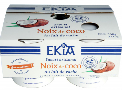 Bastidarra - Ekia - Yaourt Noix de coco 4*125 gr
