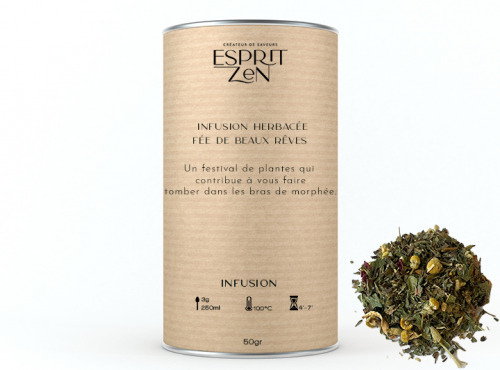Esprit Zen - Infusion herbacée "Fée de Beaux Rêves" - Boite 50g