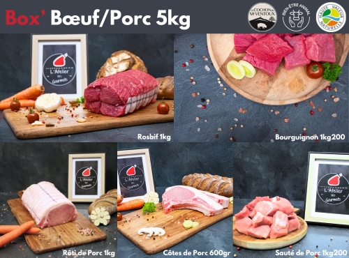 L'Atelier des Gourmets - Box Boeuf/Porc